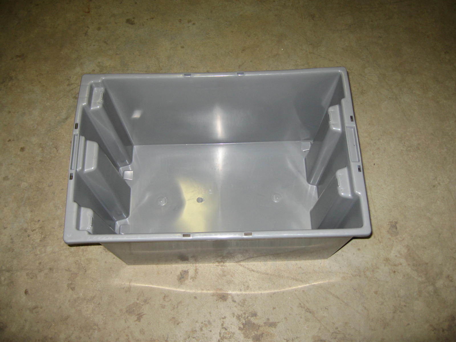 AKRO-MILS Nesting Tote Bin Container, 12″ x 23″ x 15″, Pack of 3