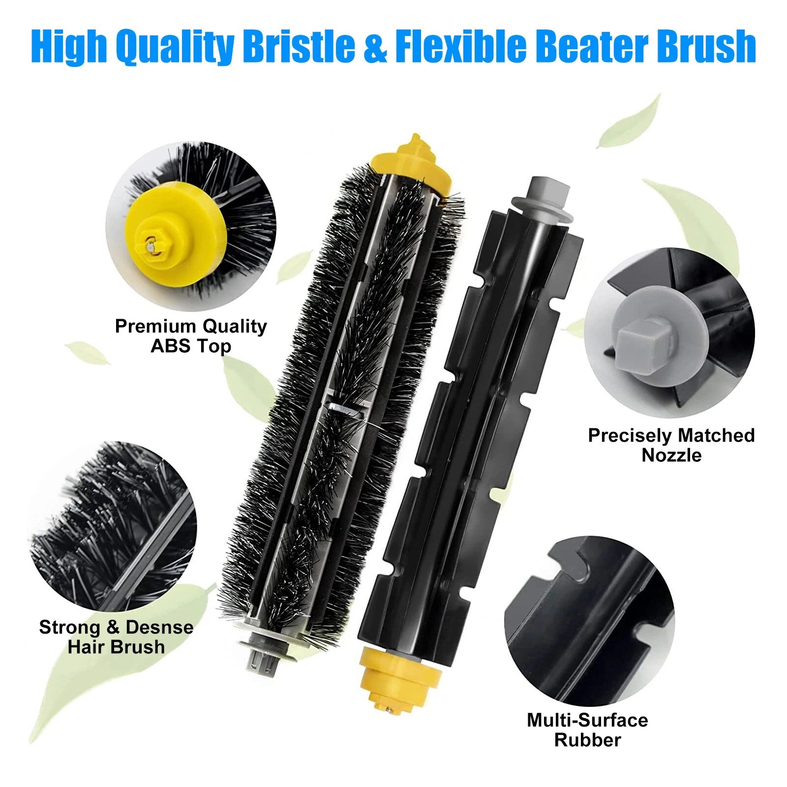Replacement Parts Kit For iRobot Roomba 600 Series Vacuum Filter Brush Cleaner