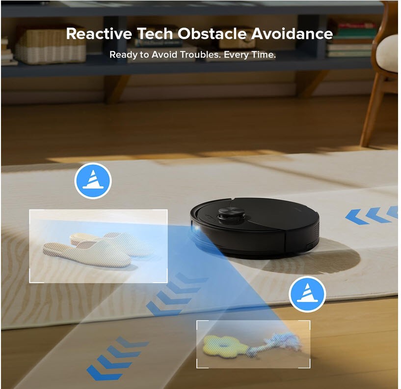 roborock Q10 S5+ Robot Vacuum and Mop 10000Pa Suction 70 Day Self Emptying Sonic