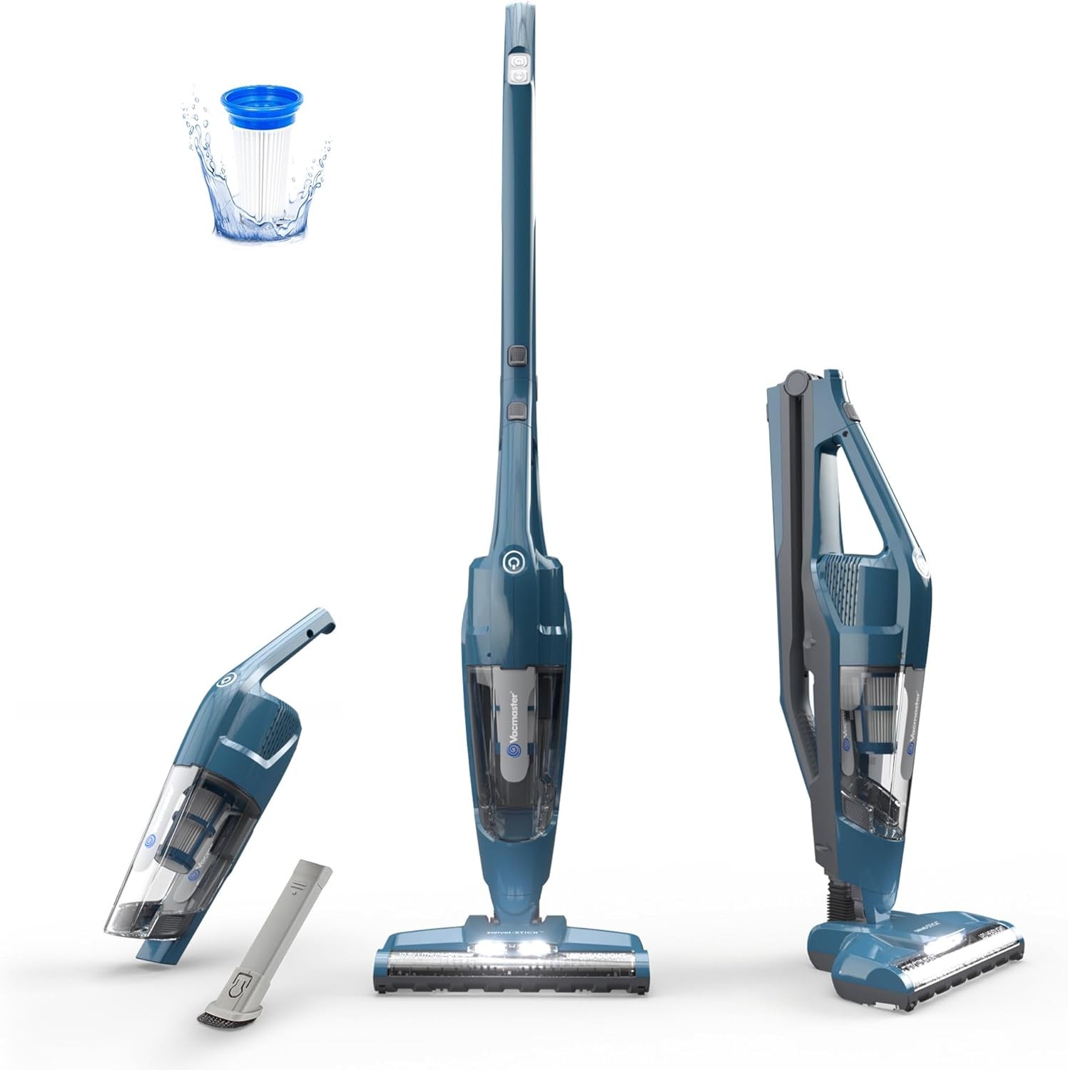 Vacmaster Portable 10.8V 2-in-1 Cordless Stick Lightweight Vacuum Cleaner