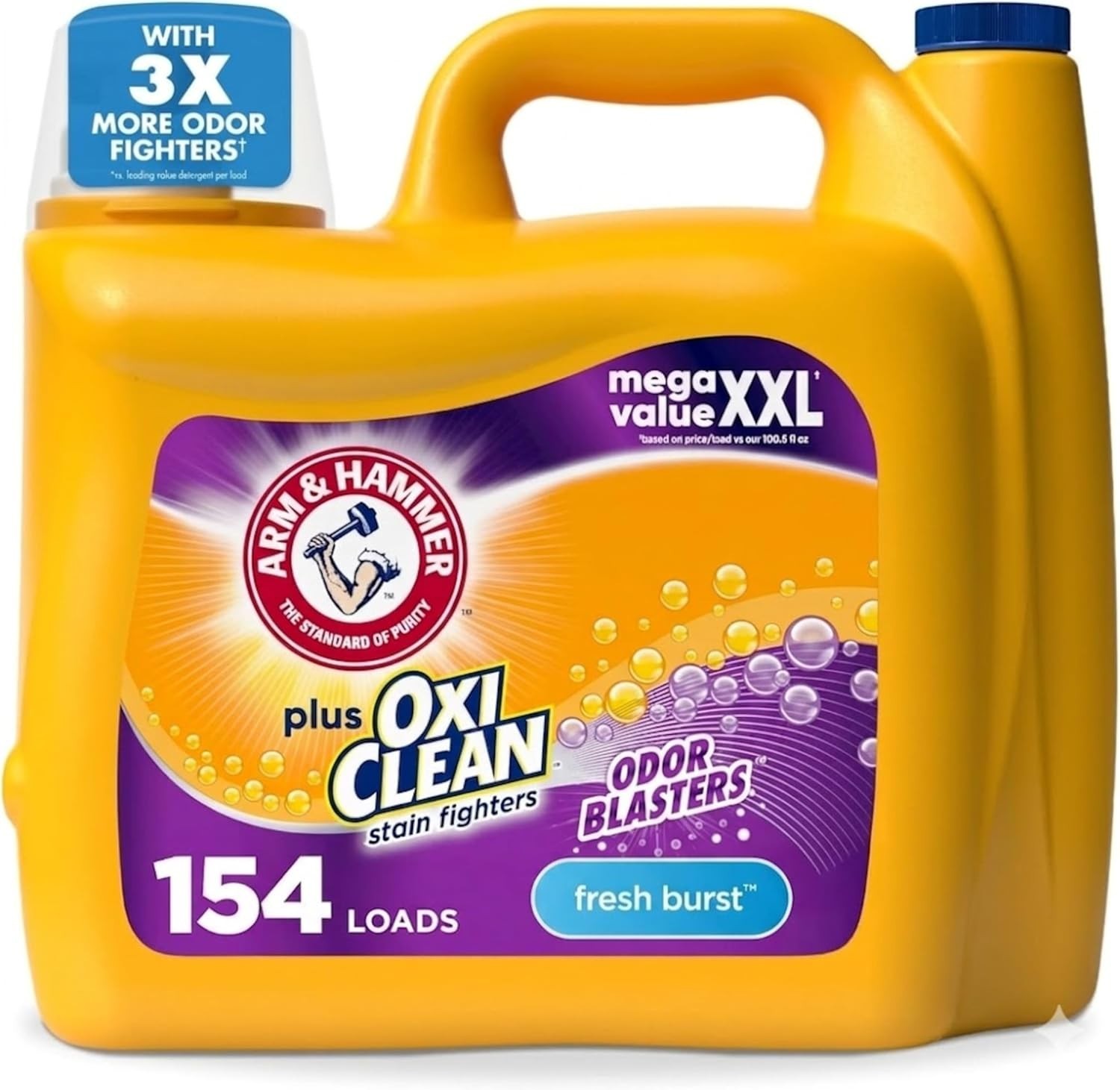 High Efficiency Liquid Detergent with Triple Action for Stain and Odor Control