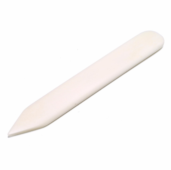 1pcs 15cm Natural Bone Folder Durable White Trimmer Folding Paper Leather Tool