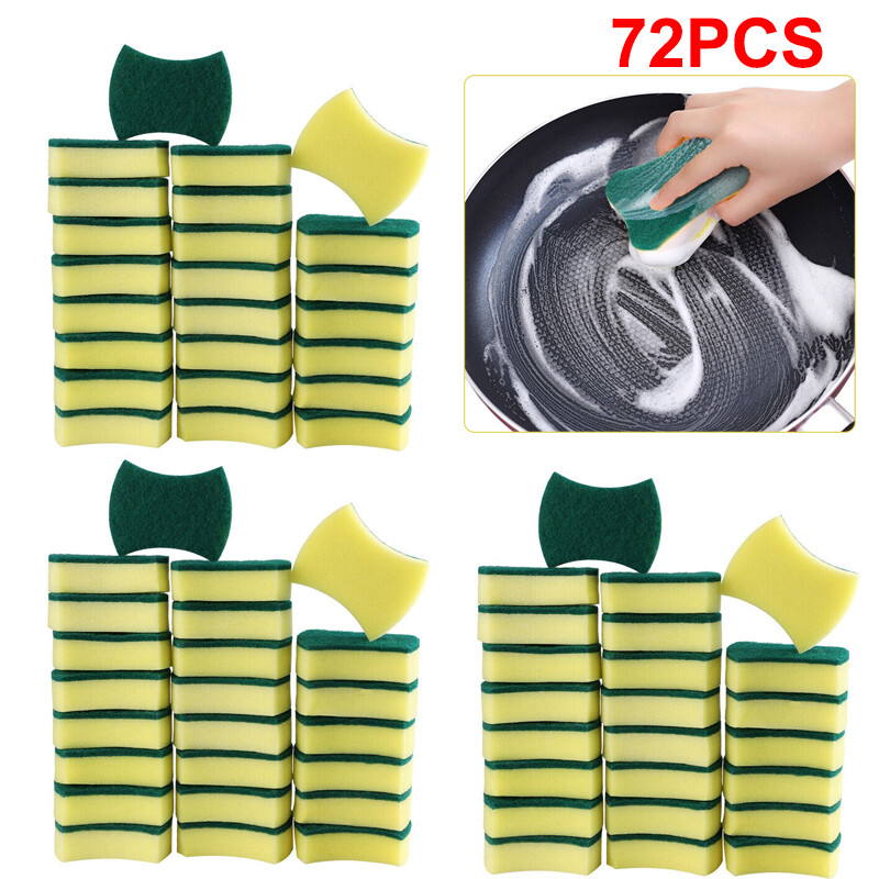 Upgraded Kitchen Cleaning Sponges,Non-Scratch for Dish,Absorbent Scrub Sponges