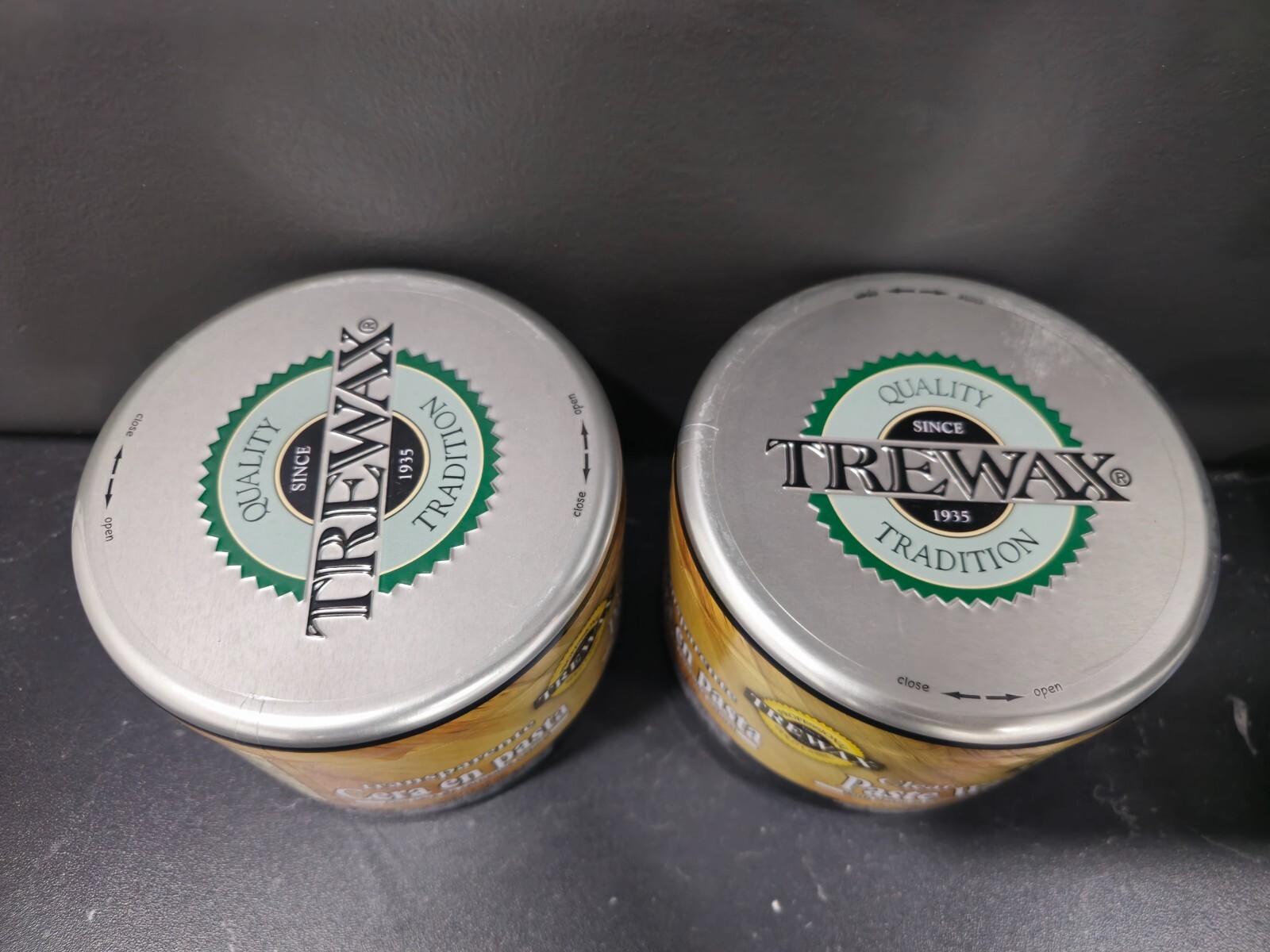 2 Pack Trewax Paste Wax with Carnauba Wax, Clear, 12.35-Ounce, Hardwood Floors
