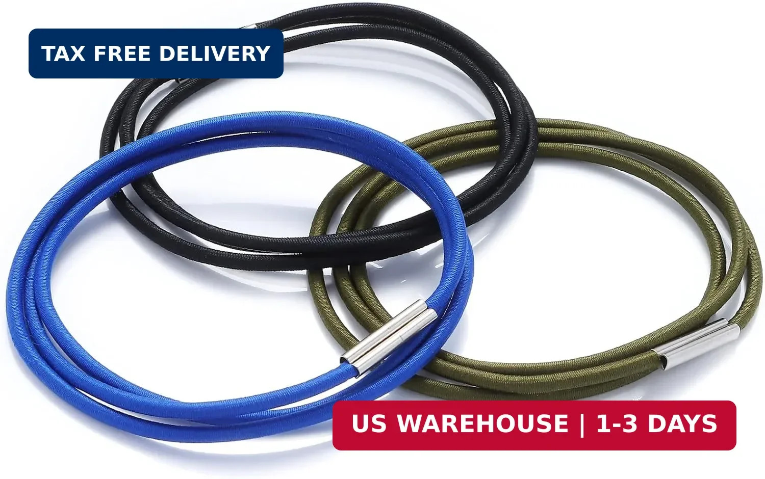 Trash Can Rubber Bands 3Pcs, Large Rubber Bands Heavy Duty, Fits 13-30 Gallon Tr