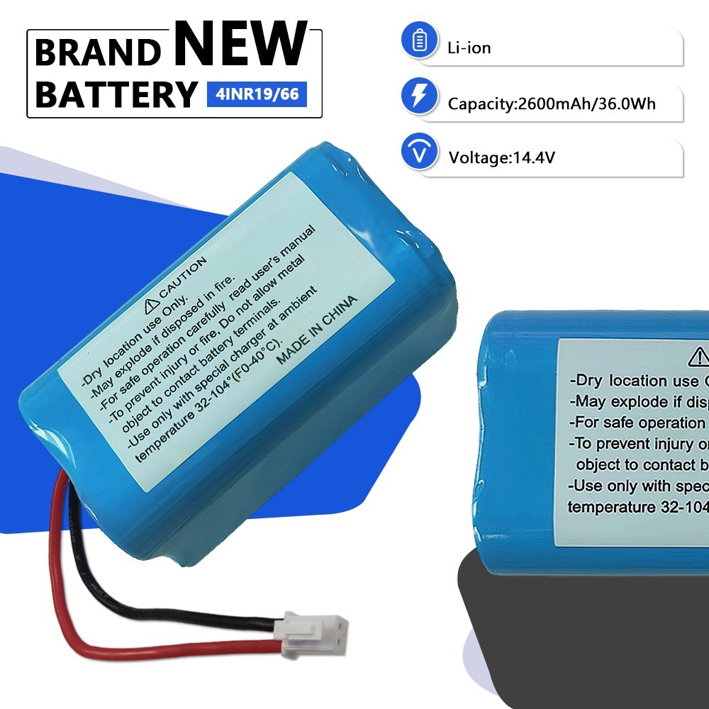 RVBAT850 Li-ion Battery for Shark ION Robot Vacuum RV1001AE R75 2-Prong