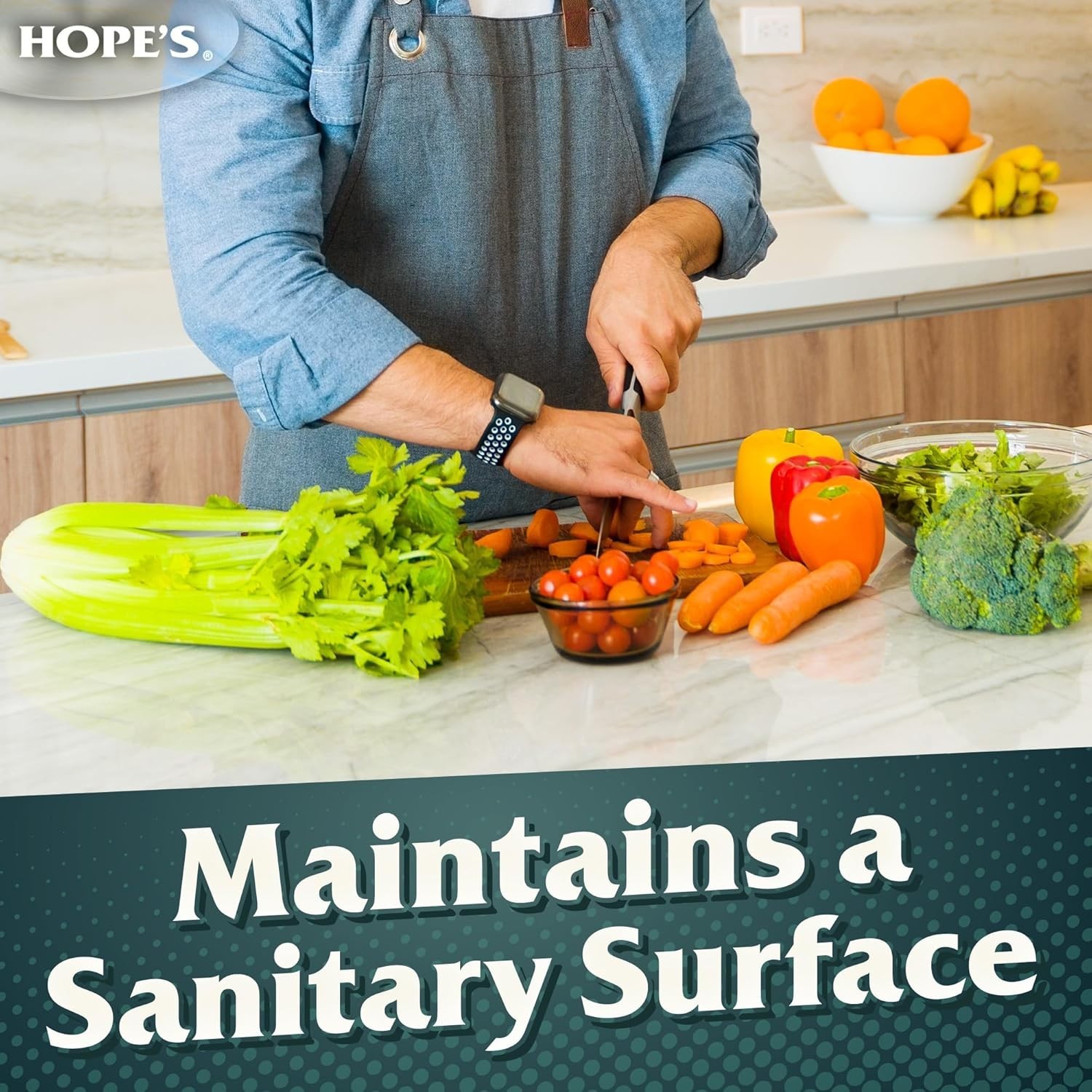 HOPE’S Perfect Granite & Marble Countertop Cleaner Refill, Stain Remover & Polis