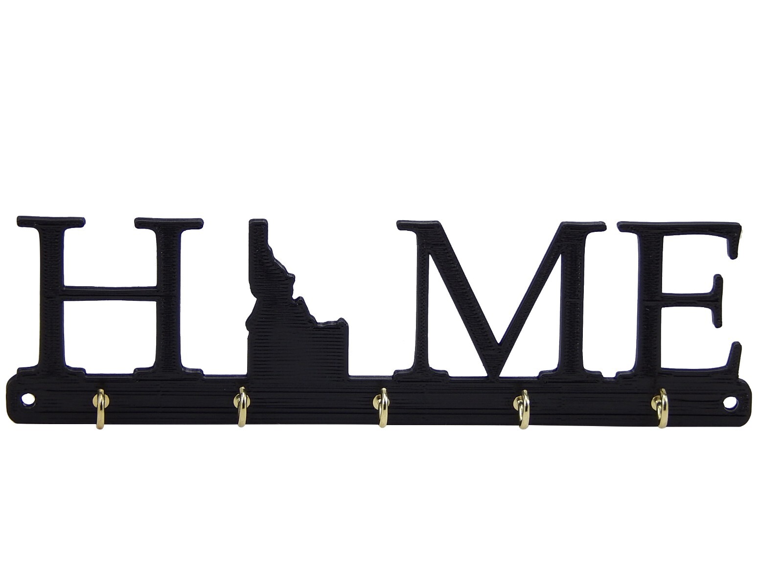 Idaho Home State Shape Key Holder Hanger Rack Hooks Housewarming Wall Gift