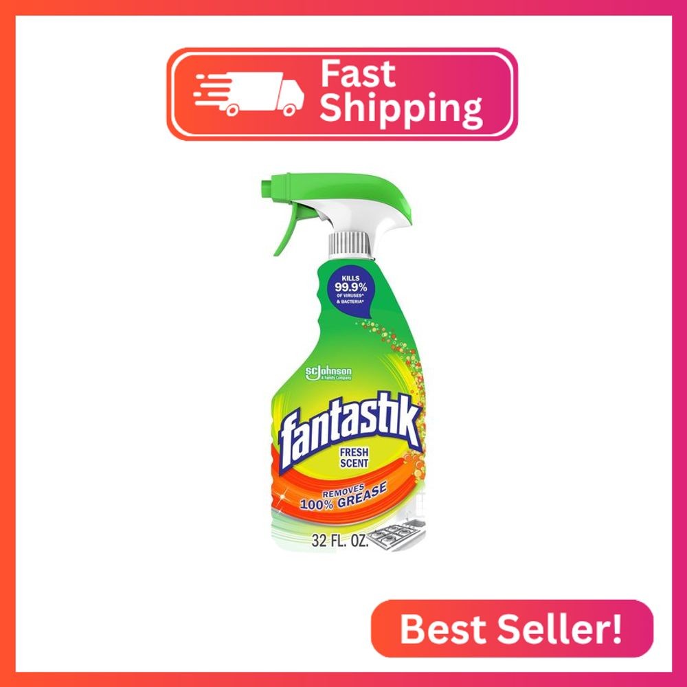Fantastik All Purpose Cleaner, Multipurpose Surface Cleaner & Kitchen Grease Rem