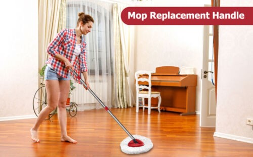 Spin Mop Stainless 4-Section Steel Pole Handle For O-Cedar Easywring RinseClean
