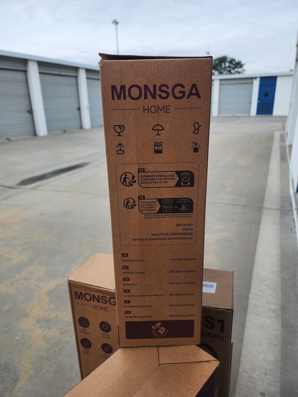 MONSGA Robot Vacuum & Mop Combo 7000Pa Vacuum with Lidar Nav Remove/Voice App Cn