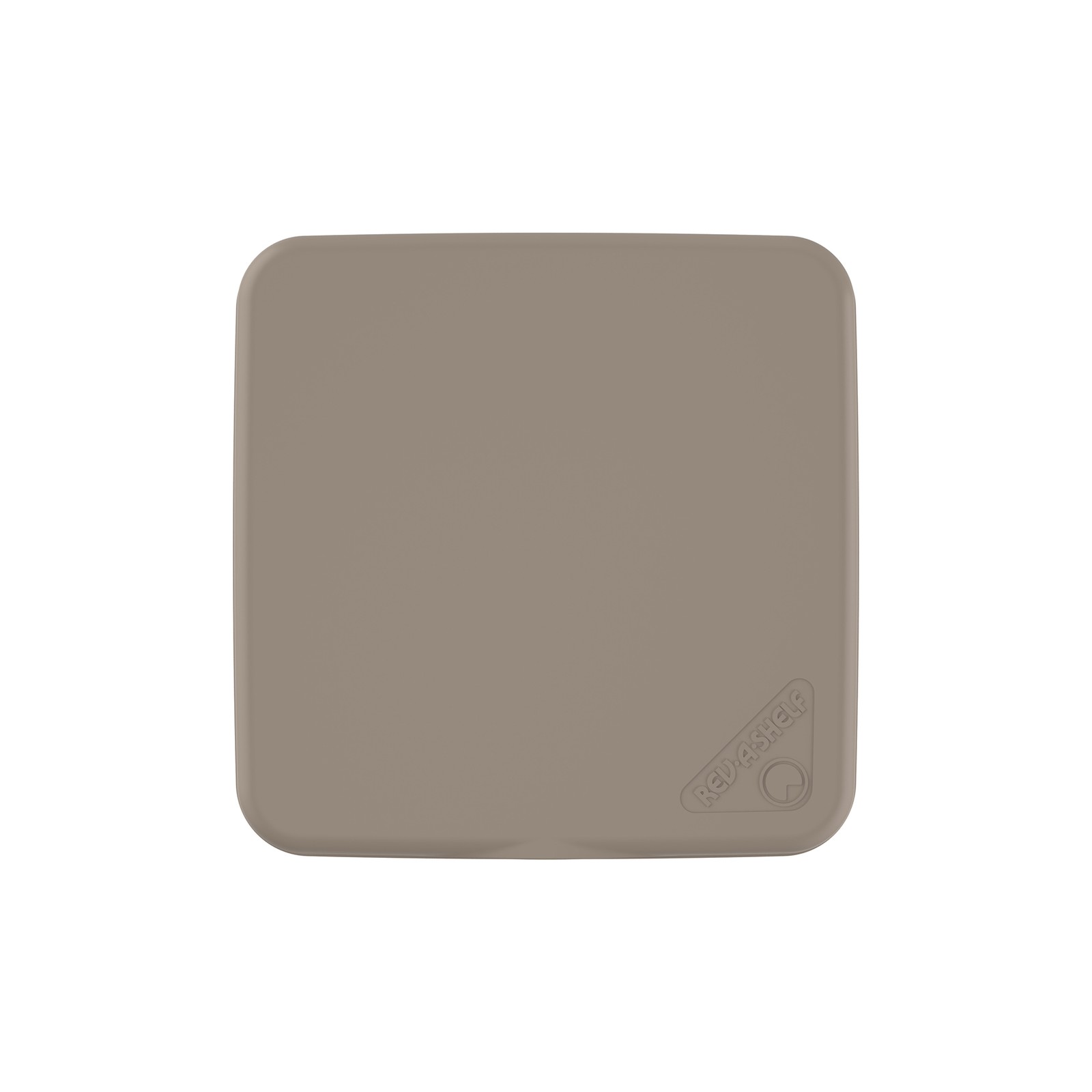 Rev-A-Shelf 27 qt. Trash Can Replacement Lid, Champagne, RV-1024-LID-12-1-40