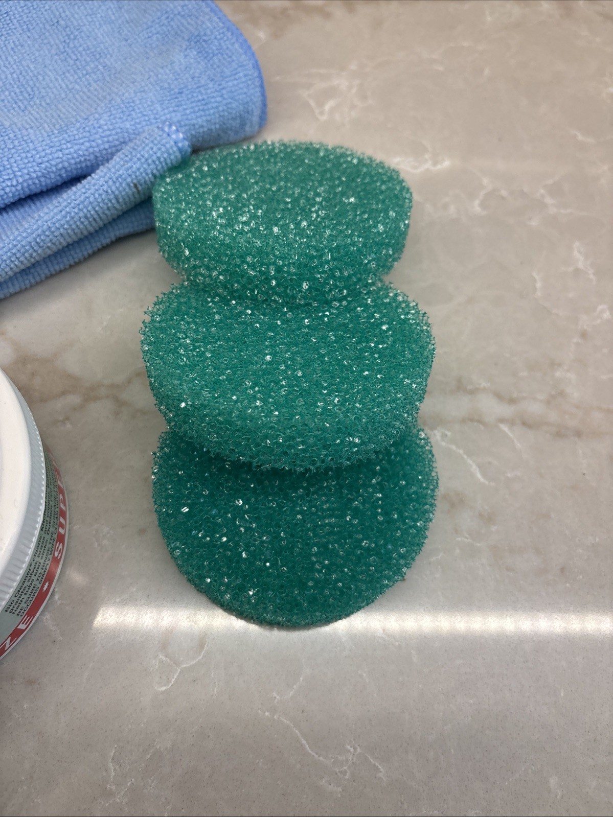 QTY 3 Bio Cleaner Clay Multi-Purpose Cleaner 17.5 oz Super Size Sponges & Cloths