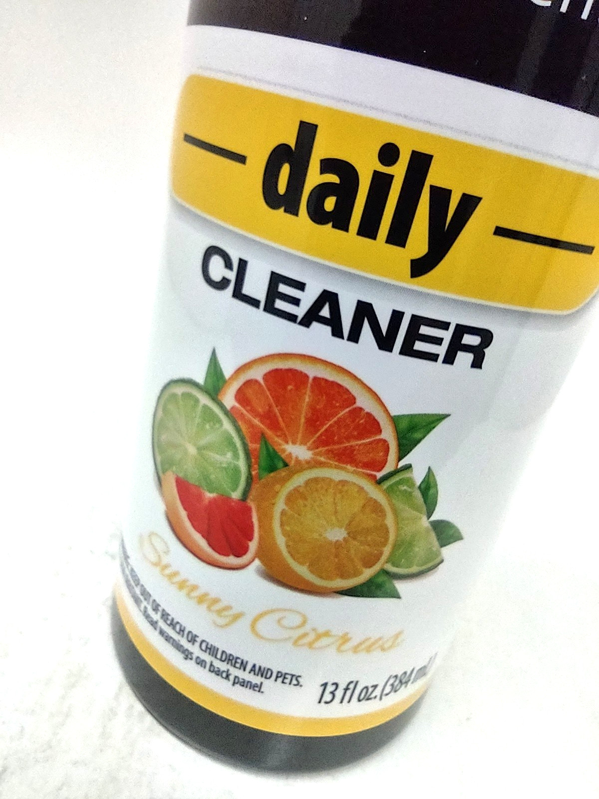 ( 4 ) Wizard Naturals In W/Essentials Oils Daily Cleaner Sunny Citrus 13 oz Ea