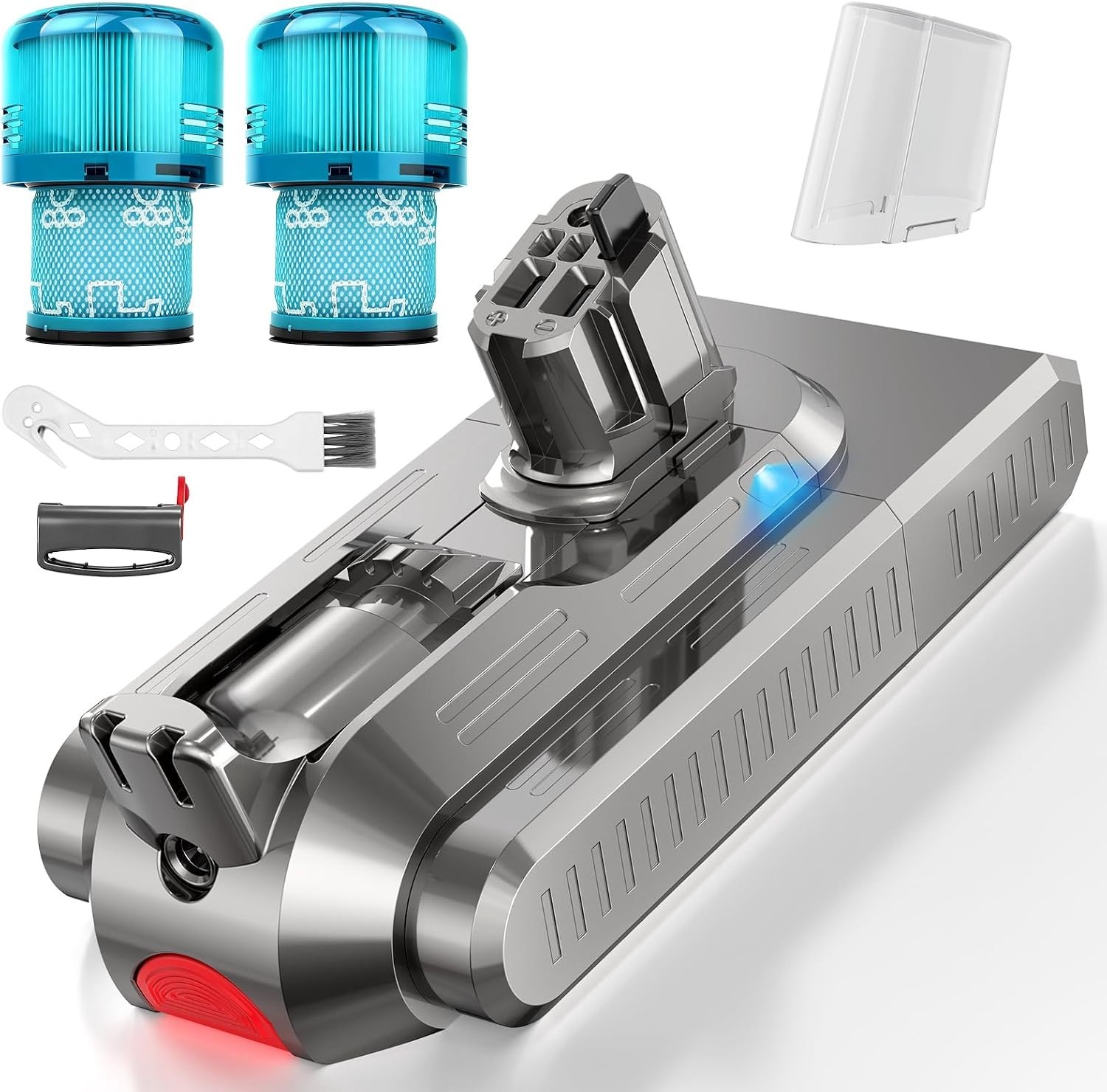 New Upgraded 9000mAh V-11 V-15 Click in Battery Compatible with Dyson 25.2V