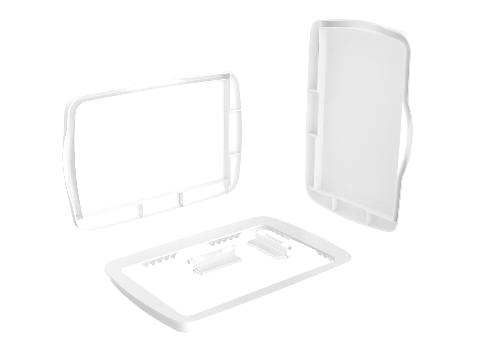 Rev-A-Shelf 32 qt. Trash Can Replacement Lid, White (Lid Only), RV-32-LID-1