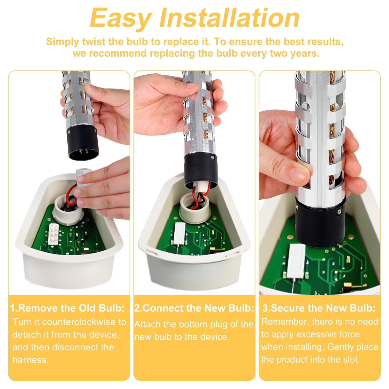 Upgrade Air Purifier Replacement Bulb Easy to Install