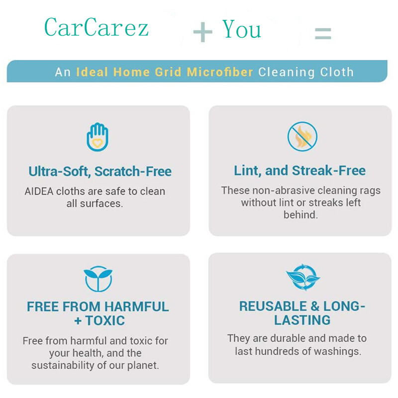 Lot Pack Microfiber Cleaning Cloth Towel No-Scratch Rag Car Polishing Detailing