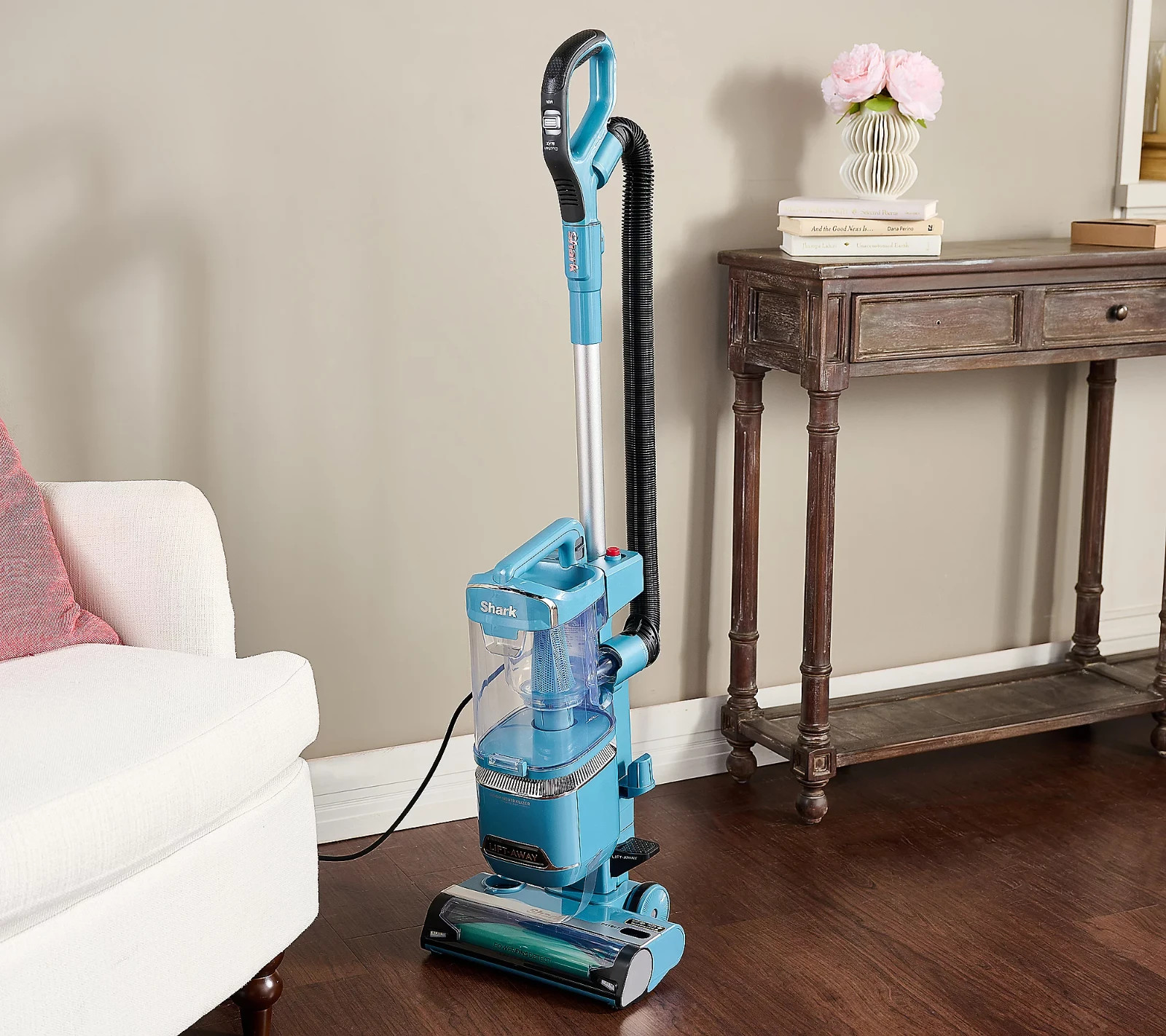 Shark Detect Lift-Away Upright Vacuum Pet-pro PowerFins Self-Cleaning Brushroll