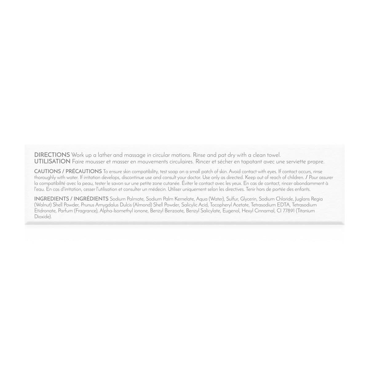 Advanced BHA Salicylic Acid & Sulphur Scrub Soap – Clarifying Exfoliating Bar