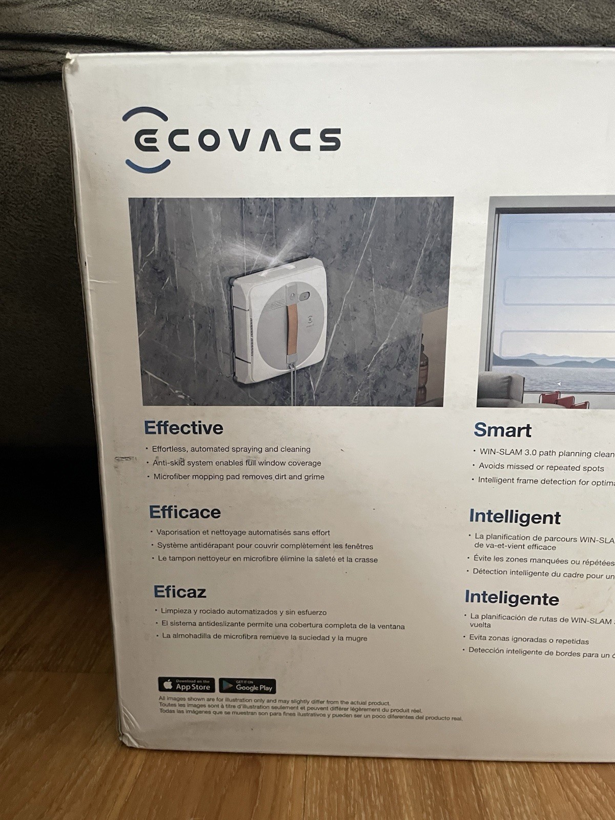 Ecovacs Winbot W1 Pro Window Cleaning Robot, App Control Free Shipping