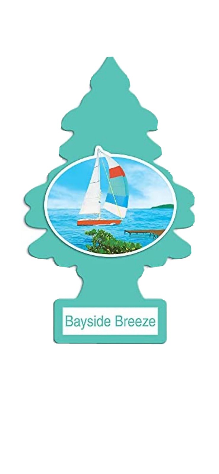 Little Trees Cardboard Hanging Car, Home & Office Air Freshener Bayside Breeze-3
