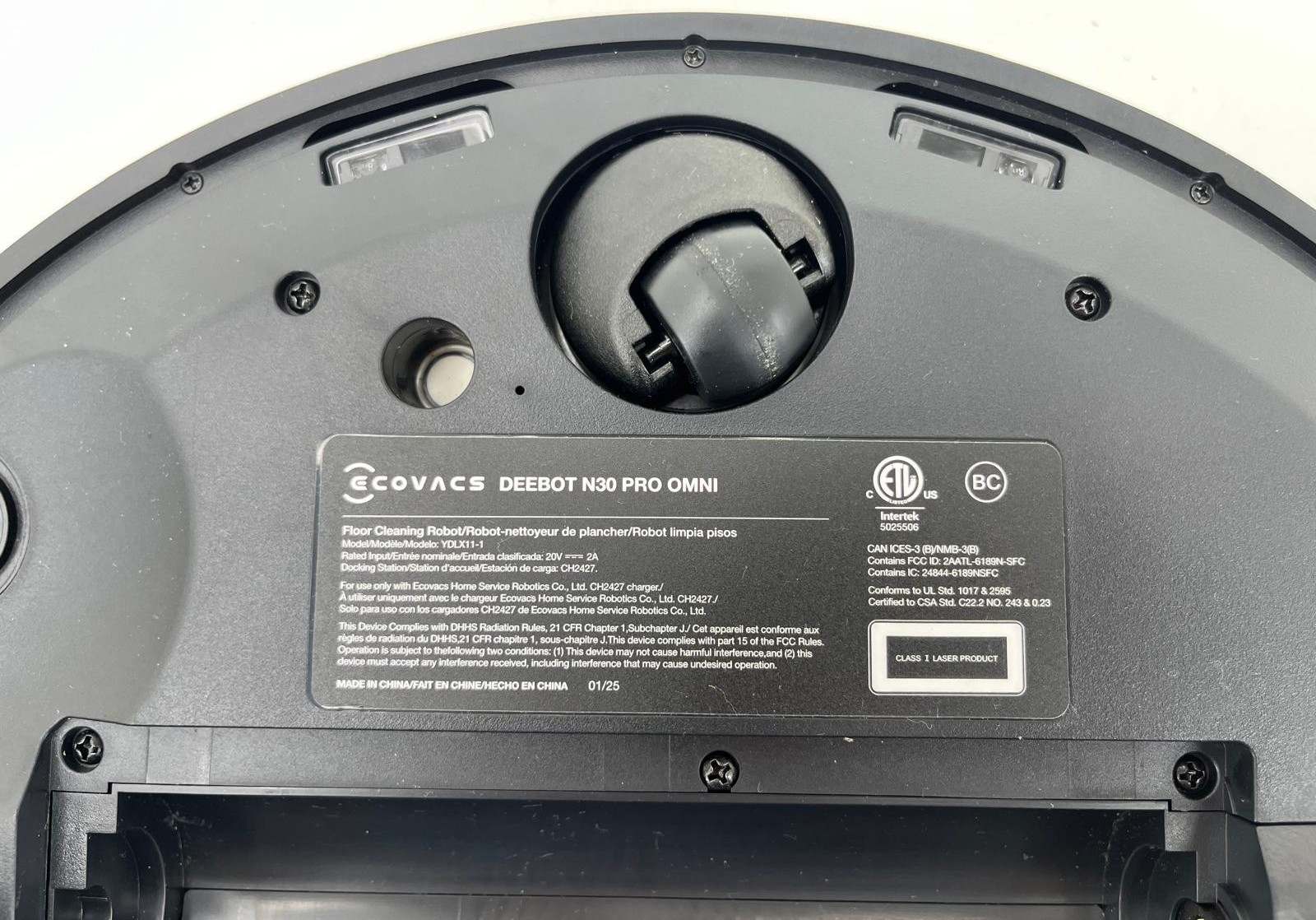 ECOVACS Deebot N30 PRO OMNI Robot Genuine Replacement Robot Motor Body Unit