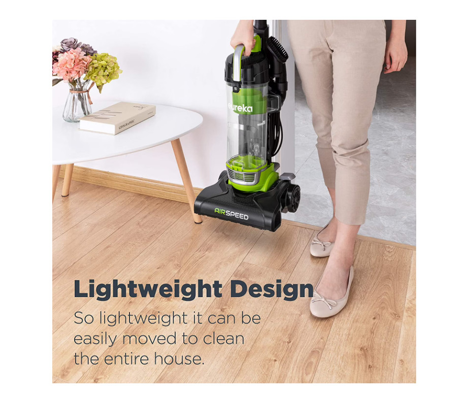 Eureka Airspeed Upright Vacuum NEU100 Bagless Lightweight Green Black New