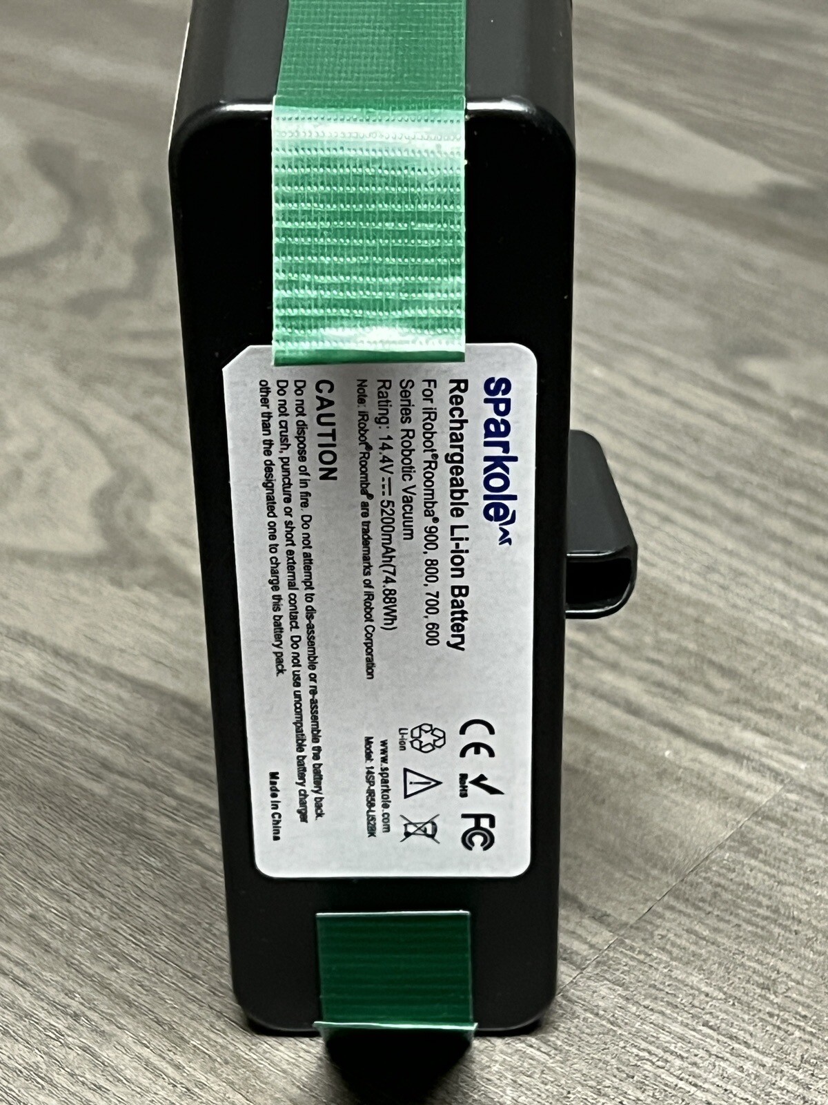 SPARKOLE 14.4V 5200mAh Lithium Ion Battery Compatible with iRobot Roomba