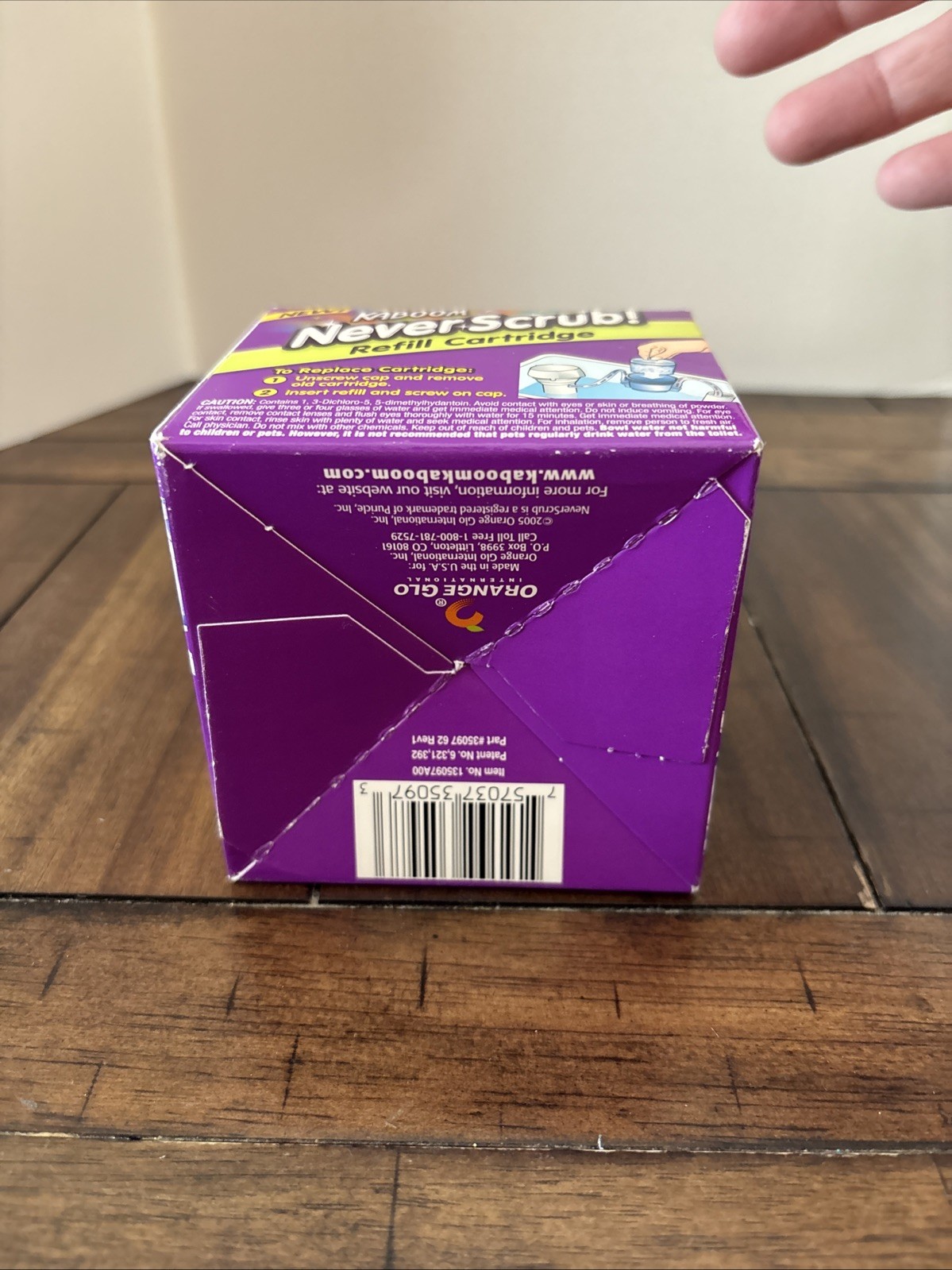 NOS Kaboom Never Scrub Refill Drop In Cartridge 1.65 oz Discontinued G