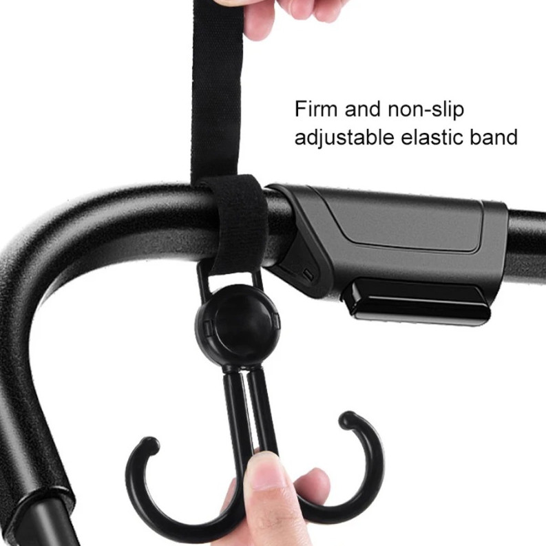 4pcs Universal Car Seat Back Hooks – Interior Hanging Storage Hooks for Bags