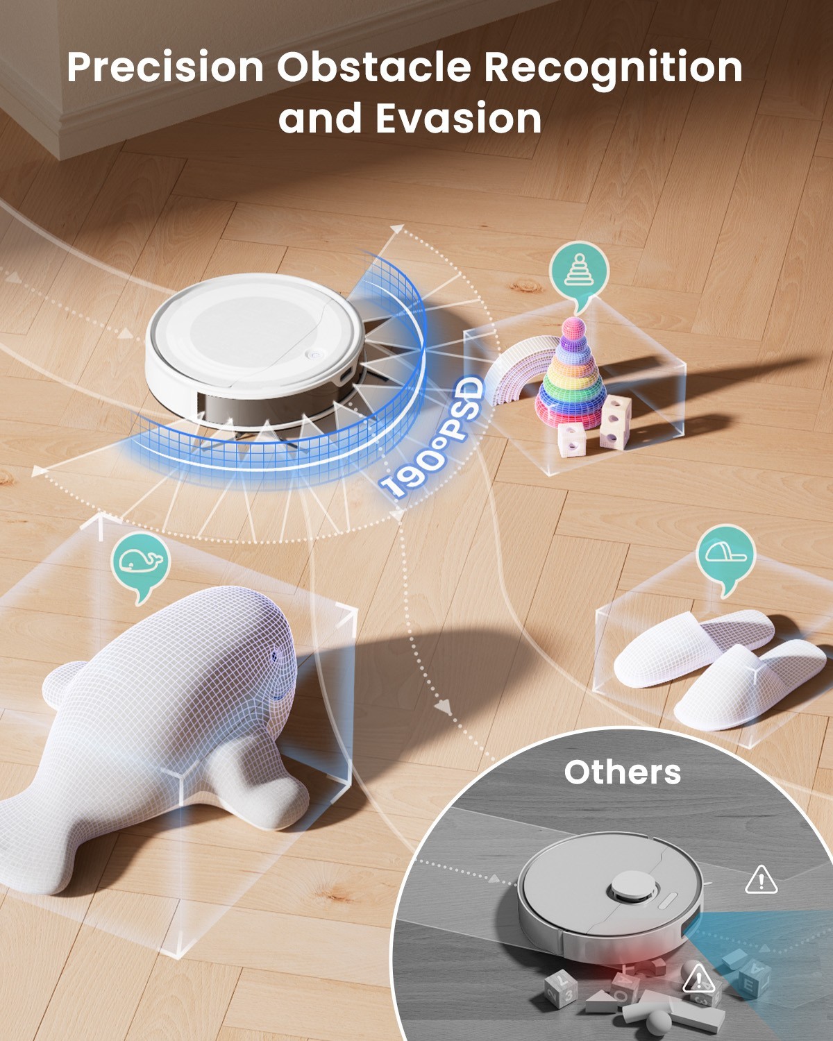 Lefant Robot Vacuum Cleaner Powerful suction 7000Pa M310 Ultra