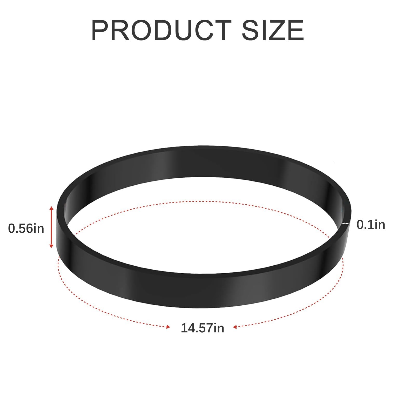 Vacuum Belts for Bissell 2191, 2191U, 2190, 1700, 1701, 1797, 2691, 2692, 1240,