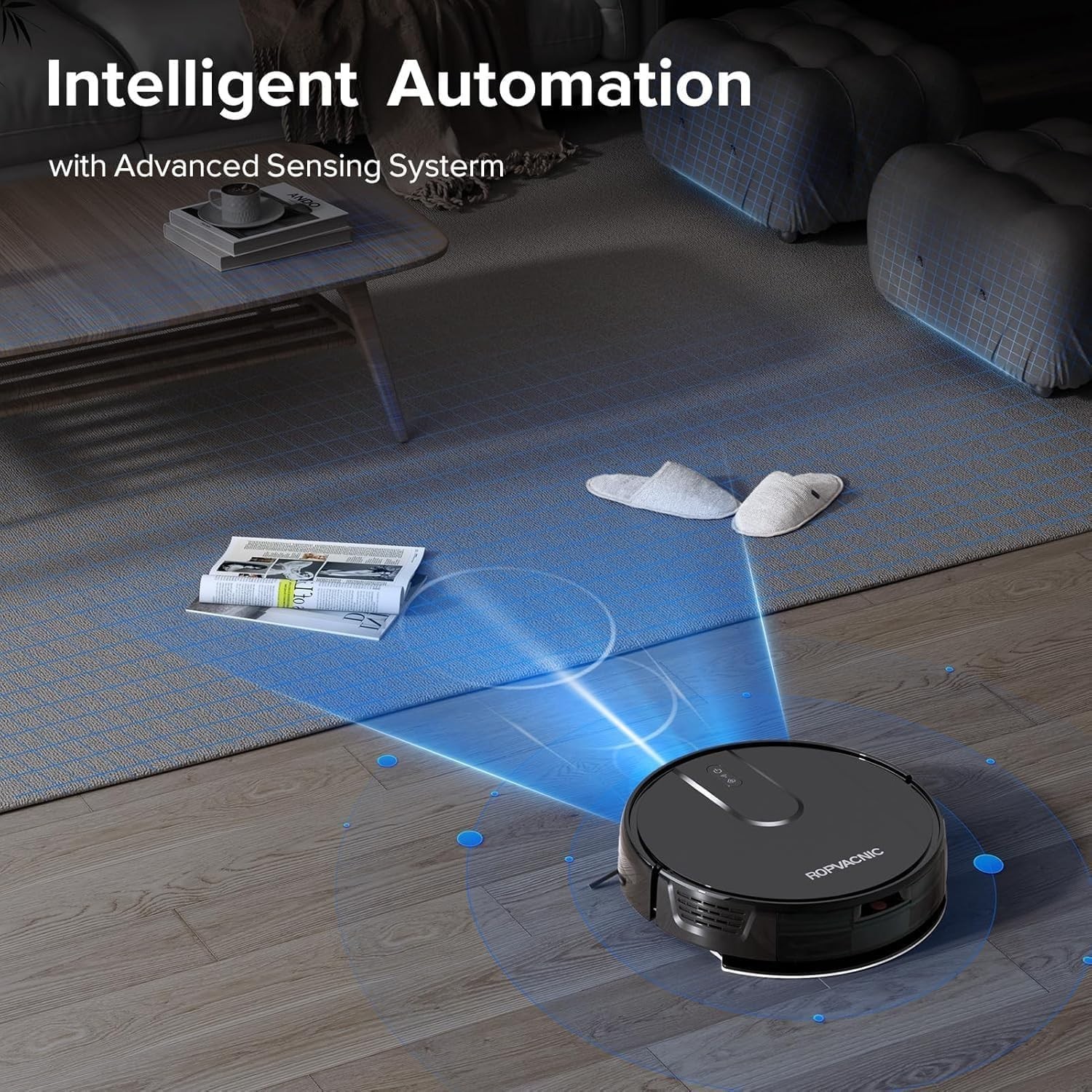 Vacuum and Mop Combo 5200Pa Suction Robotic Cleaner