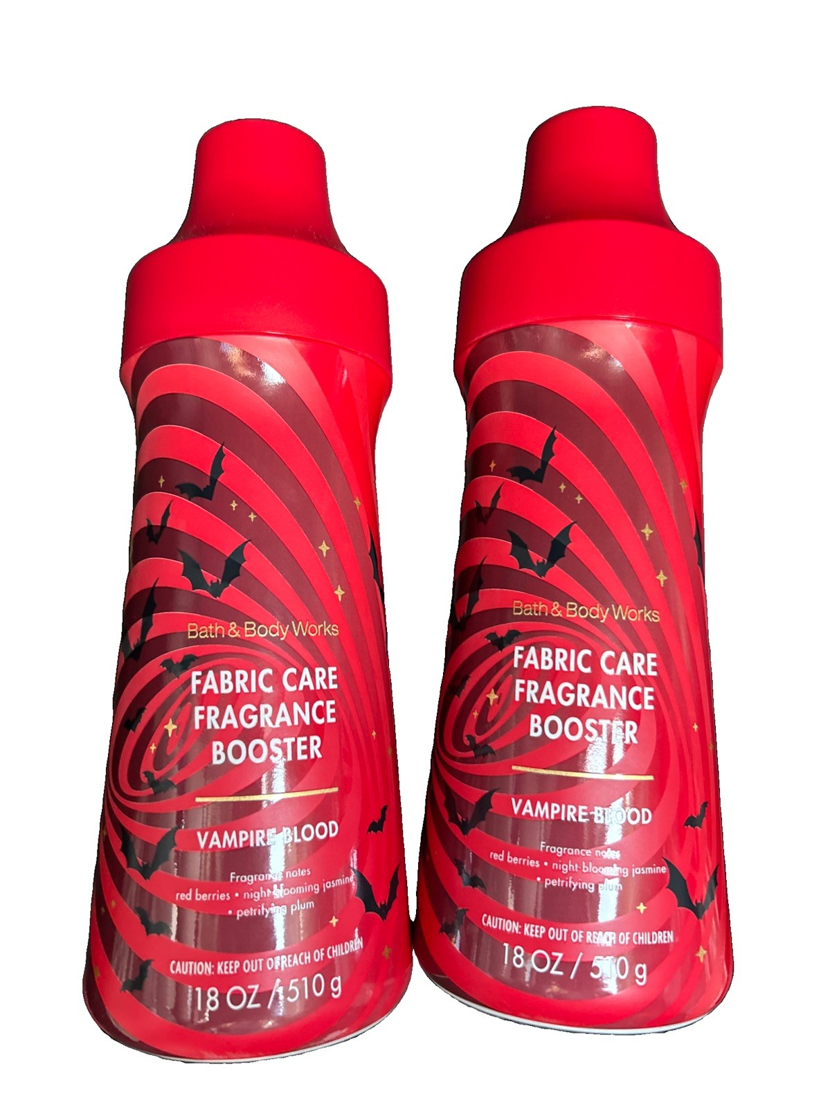 Bath & Body Works Vampire Blood Fabric Care Fragrance Booster 18 Oz x2 NEW