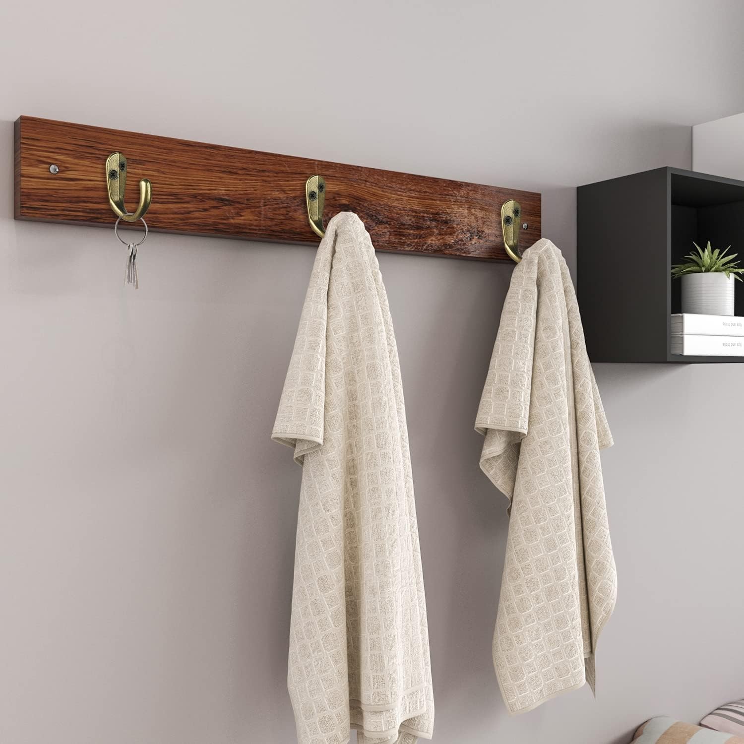 15PCS Coat Hooks Wall Mounted Single Prong Robe Hook for Hanging Towel Hooks