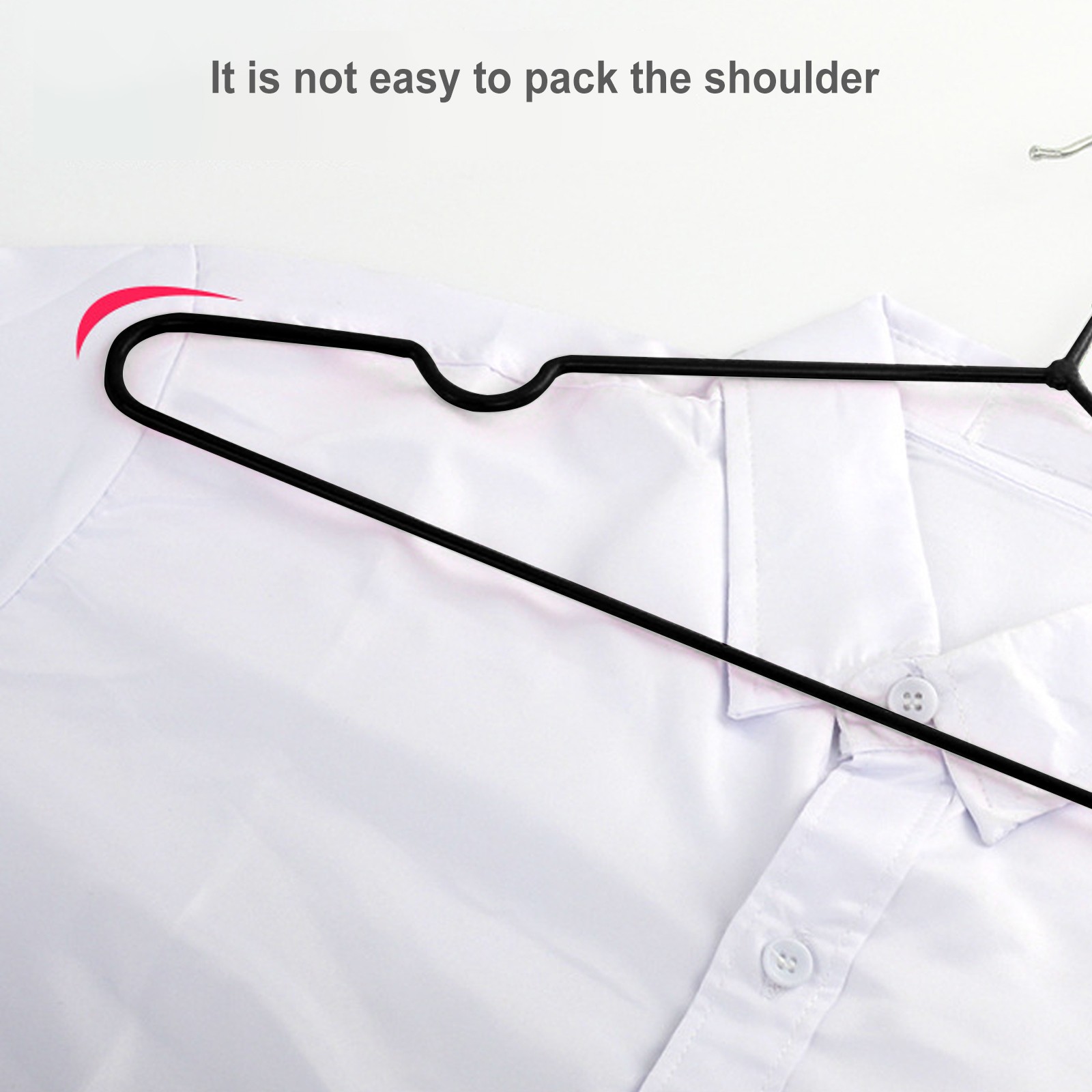 20-80Pcs Metal Wire Clothes Hangers 16″ Space Saving Shirt Coat Hanger Non-Slip