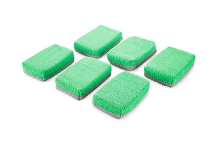 – Block Coating Applicator – Premium Microfiber Suede Car Detailing Pads for