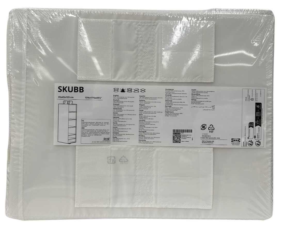 New IKEA SKUBB 6 Compartments 35x45x125 cm (13 ¾x17 ¾x49 ¼ “) 002.458.80