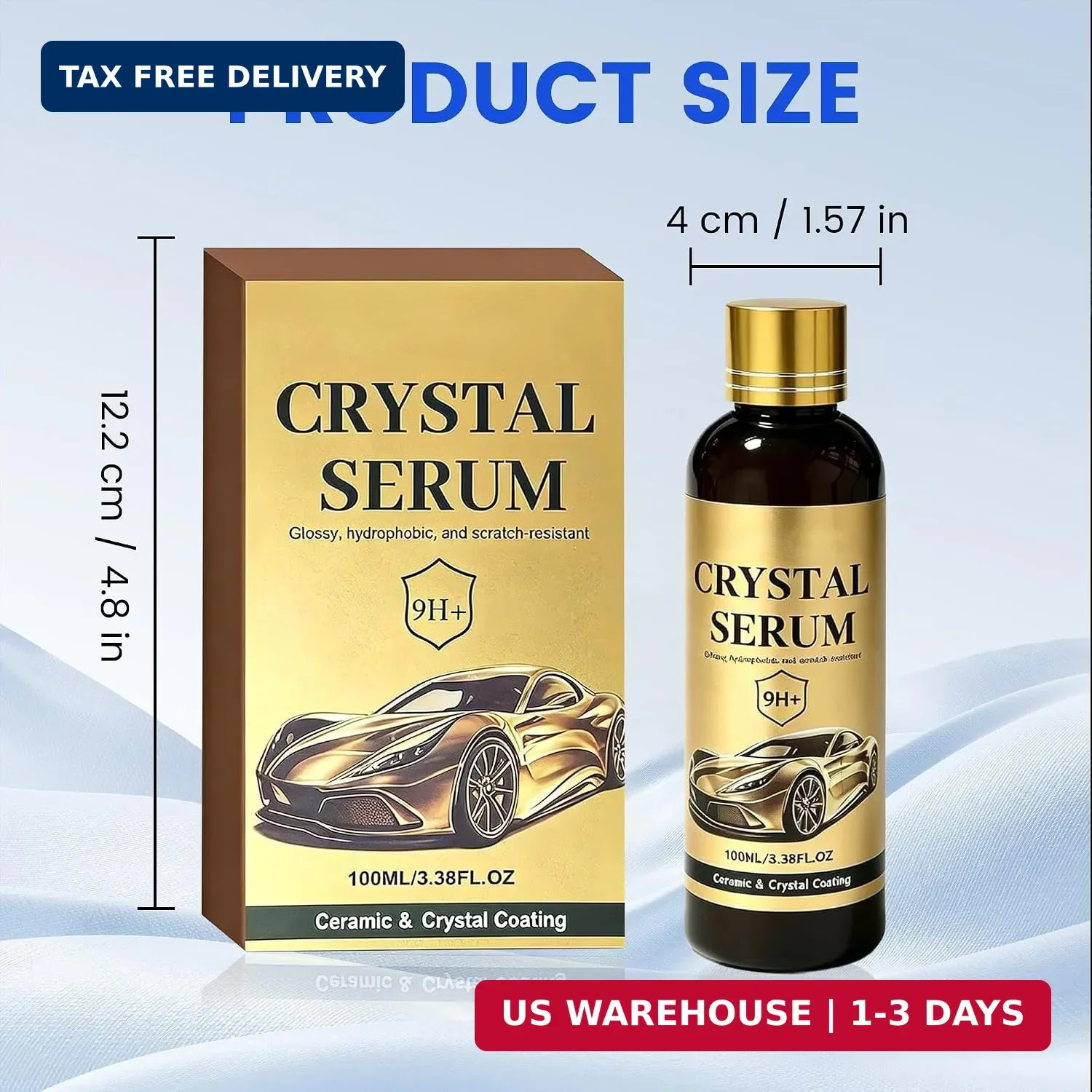 100ML Crystal Serum，New Ceramic Coating for Cars，Advanced Graphene Ceramic Coati