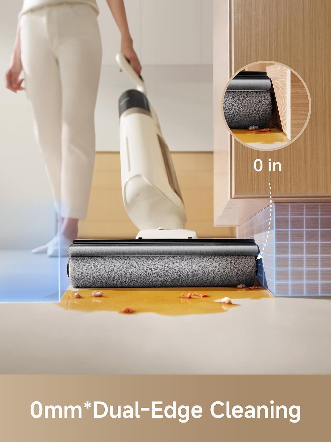 MOVA K30 SE Wet Dry Vacuum Cleaner, 180° Lie-Flat Reach Smart Vacuum Mop 18000Pa