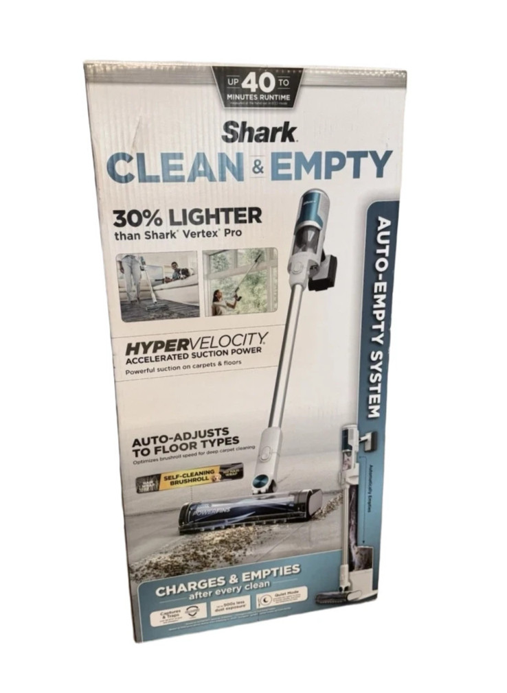 Shark Cordless Clean & Empty Stick Vacuum With Auto Empty System – BU3521