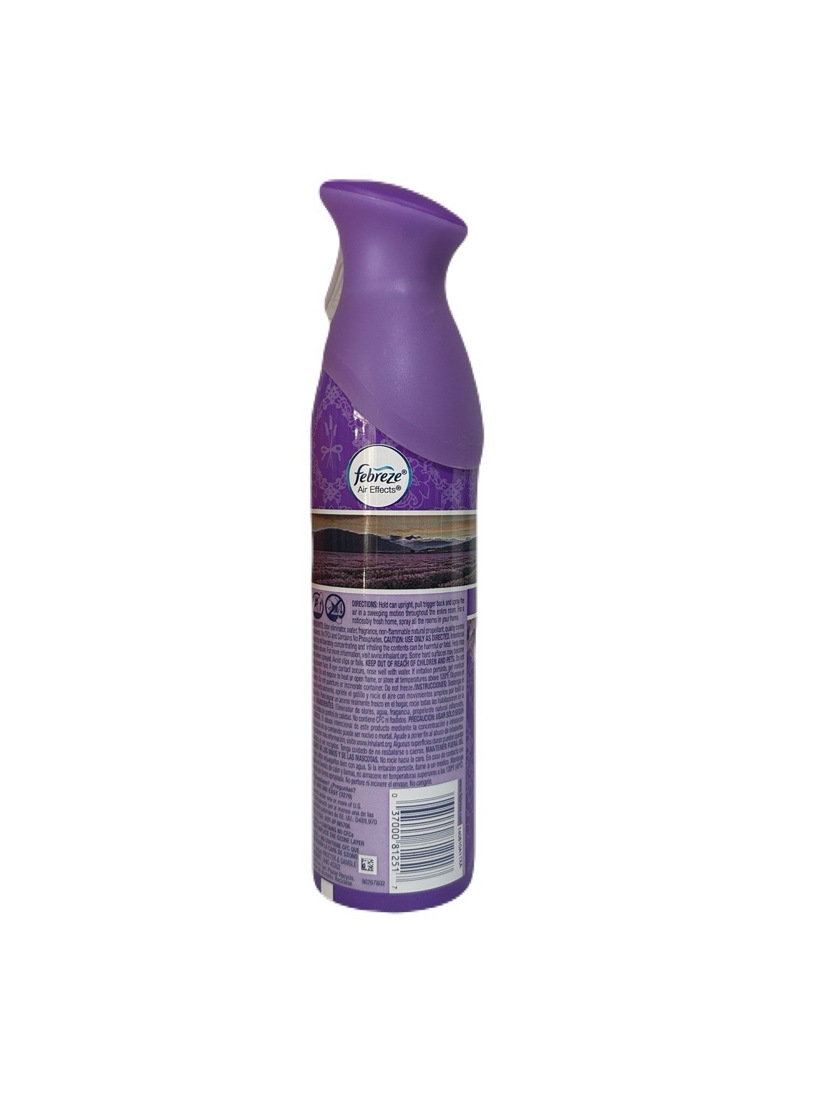 Febreze Mediterranean Lavender Air Refreshener 9.7 oz Rare Bottle Spray NOS