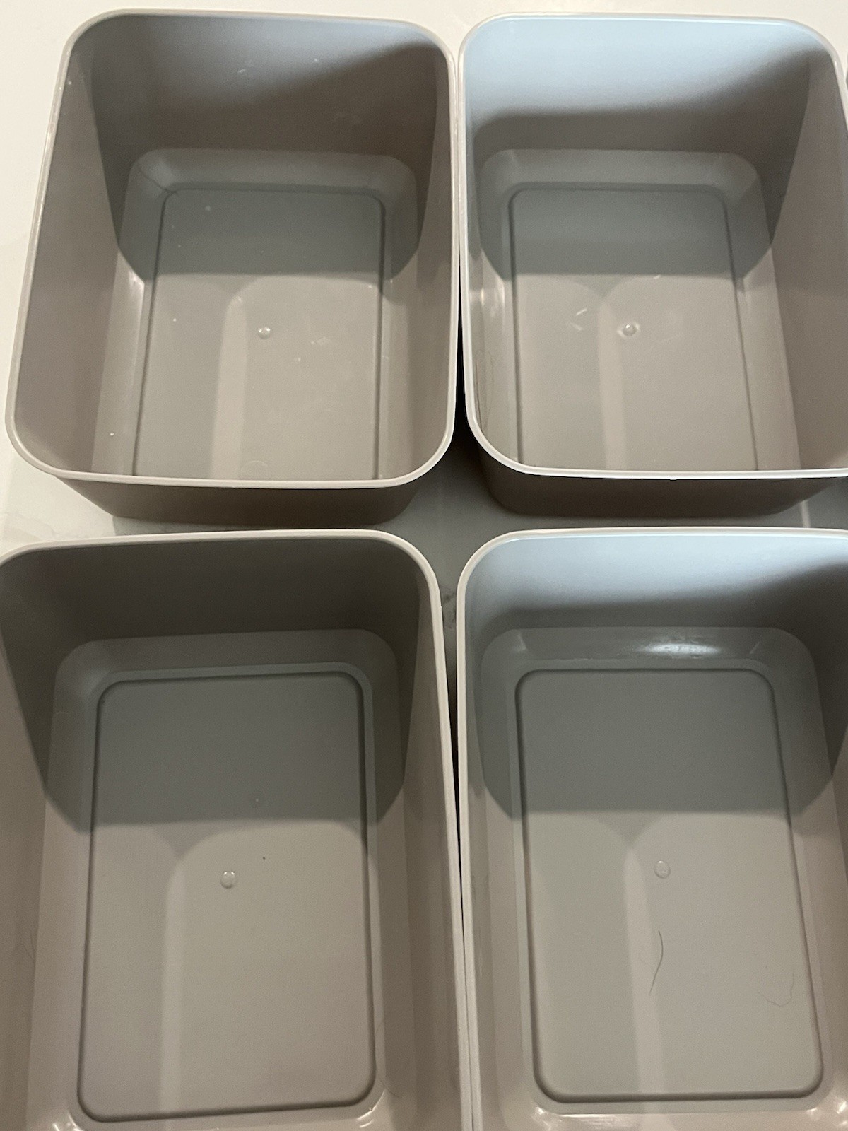Brightroom-branded storage container with a grey, stackable plastic (set Of 6)