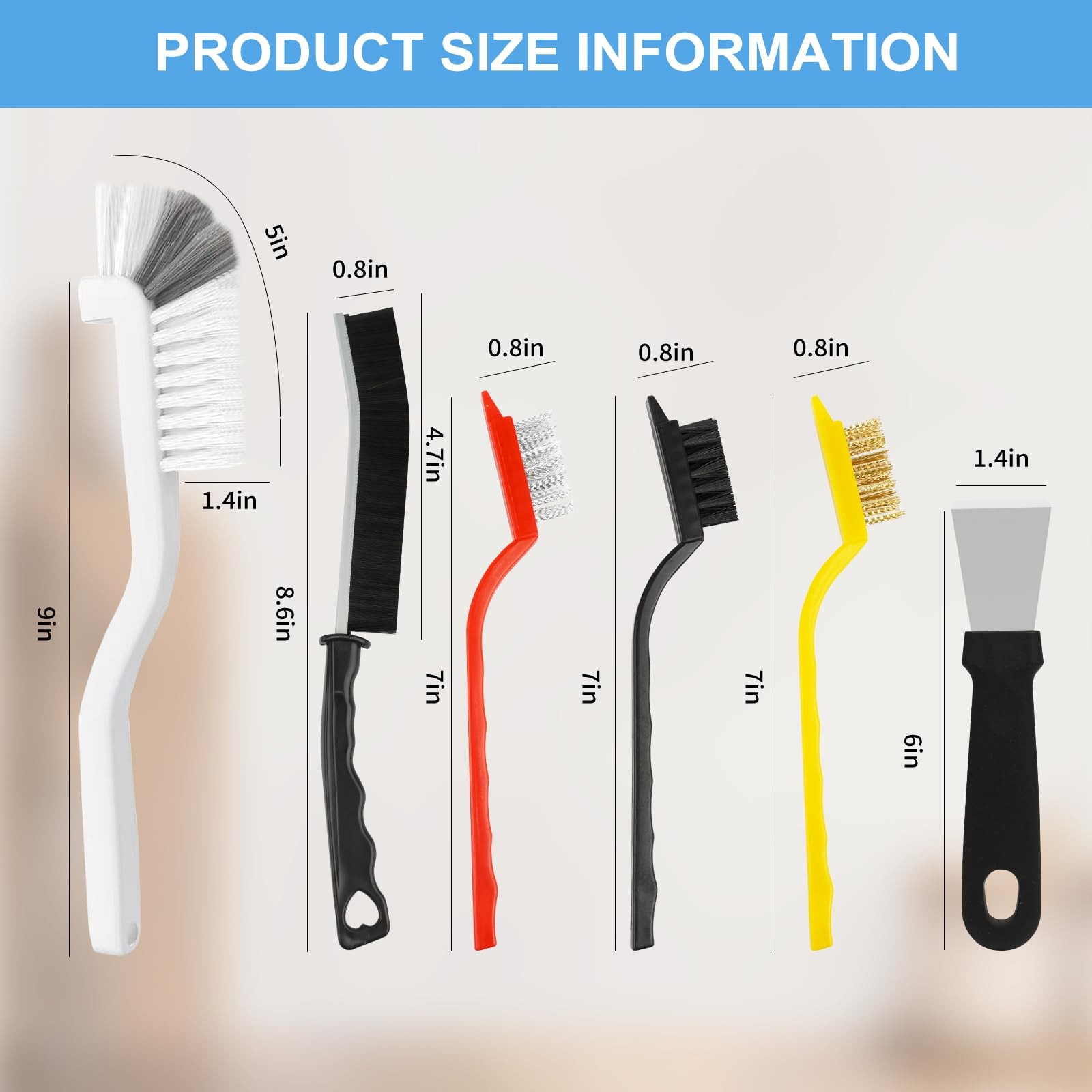 Dfacio 11Pcs 1.6 inches (L) x 0.8 (W) x 9.4 (H), Multicolor