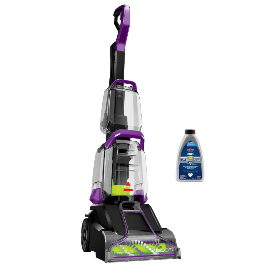 BISSELL PowerForce PowerBrush Pet Carpet Cleaner Machine with Formula 3938 – New