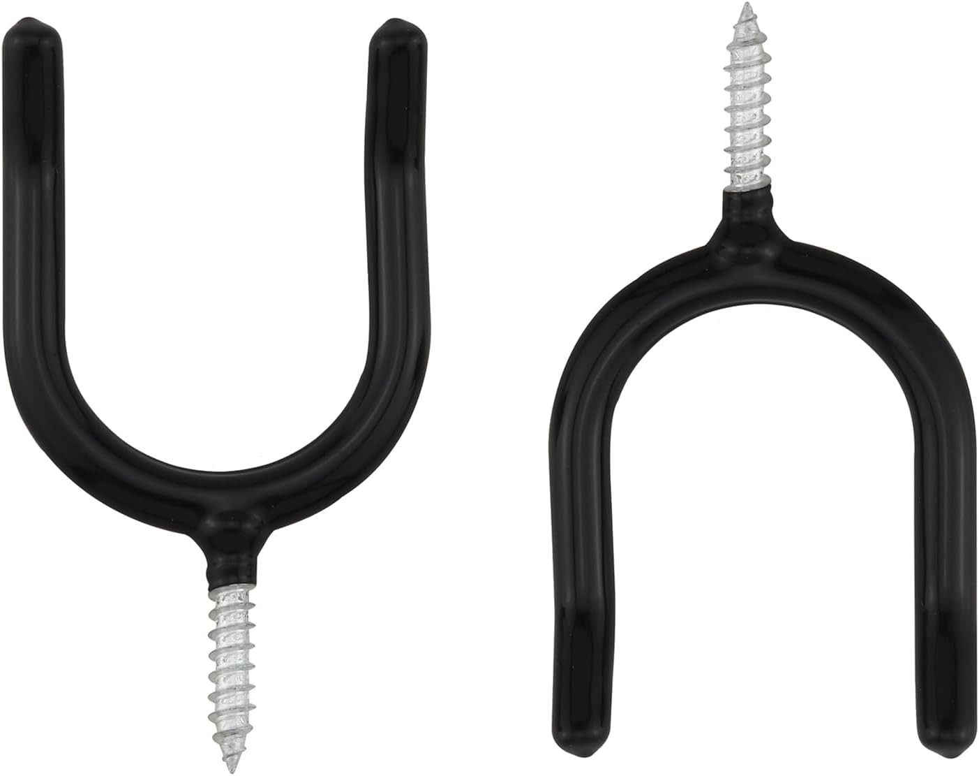 4PCS Screw In U shaped Hook Heavy Duty Wall Mounted Practical Hanging Hook for