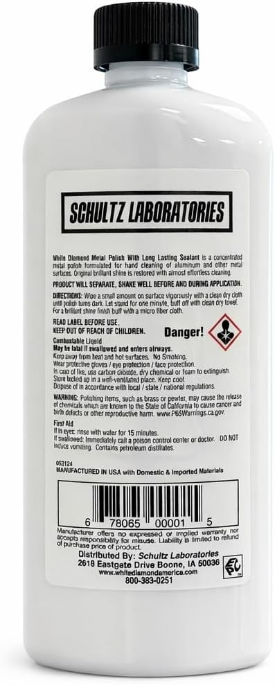 Metal Polish with Sealant Clean, Polish & Protect Aluminum, Brass, Chrome 12