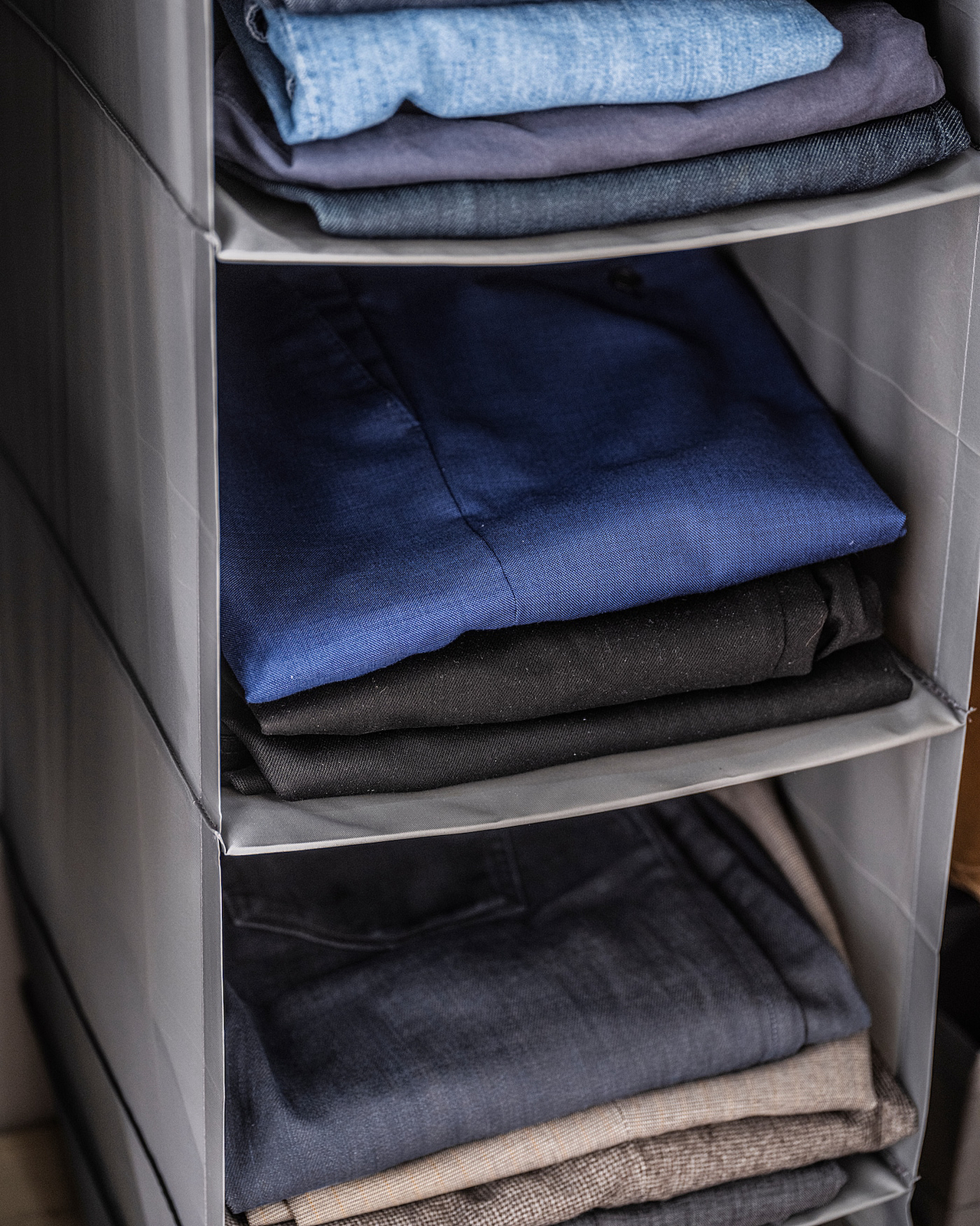 IKEA SKUBB Organizer With 6 Compartments Dark Gray 13 ¾x17 ¾x49 ¼” 504.729.93