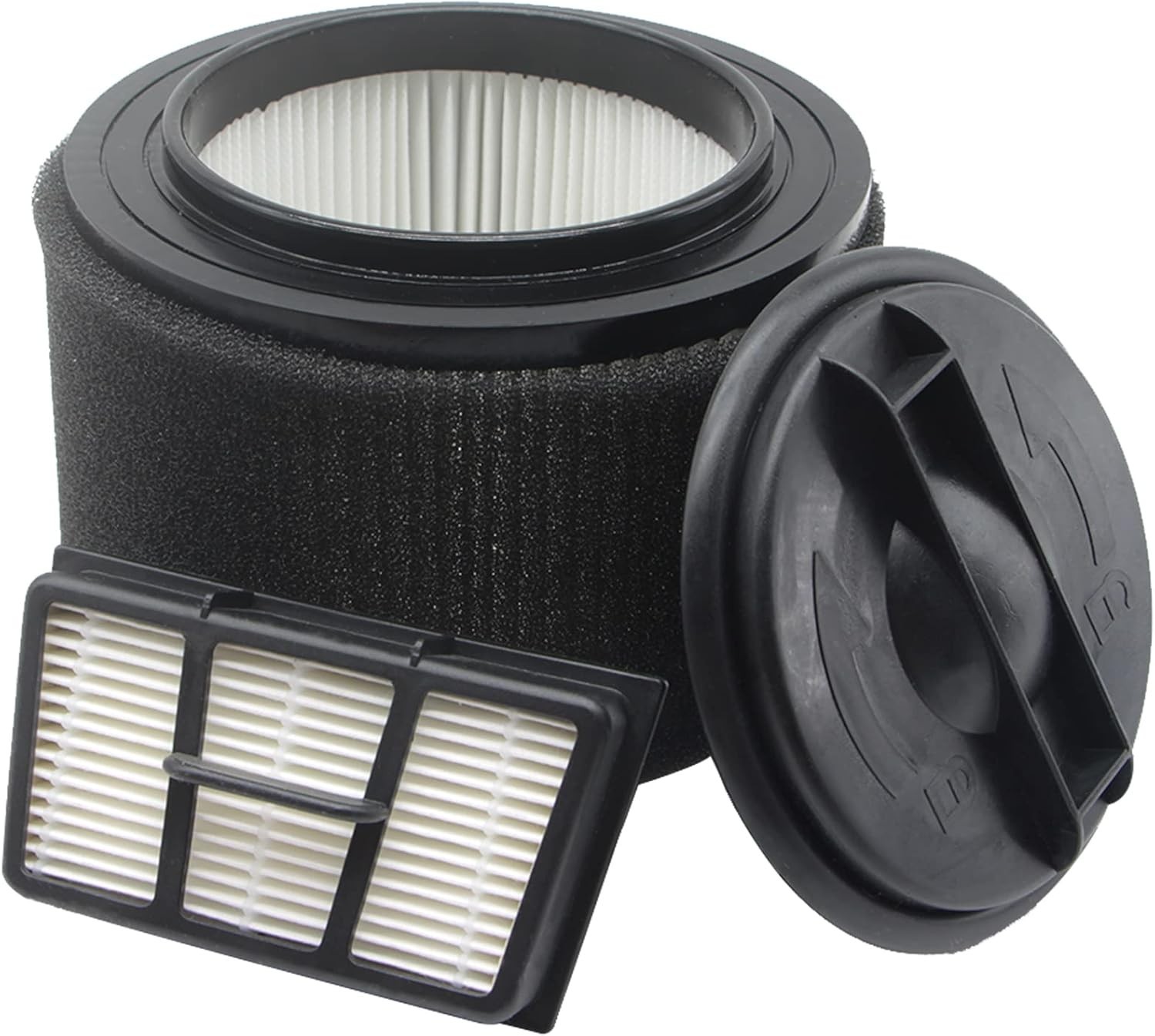 2 Pack VF408 HEPA Filter Replacement for Vacmaster VF408 4 Gallon Wet/Dry Vacuum